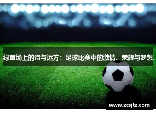 绿茵场上的诗与远方：足球比赛中的激情、荣耀与梦想